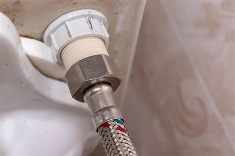 toilet tank hose leaking|How to Repair a Leak in the Toilet Tank Water Supply Line